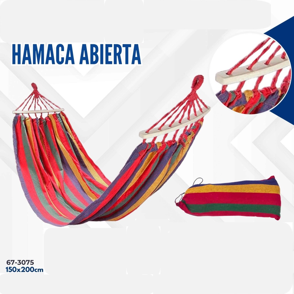 HAMACA ABIERTA 150*200CM