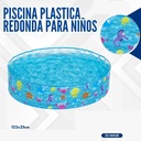 PISCINA PLASTICA REDONDA  PARA NIÑOS 122*25CM