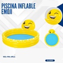 PISCINA INFLABLE EMOJI 165*144*69CM