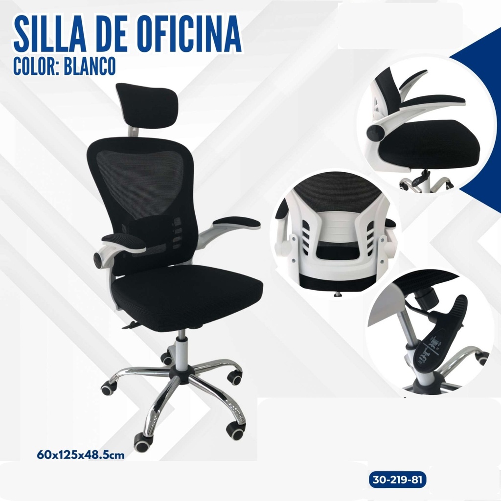 SILLA DE OFICINA BLANCO