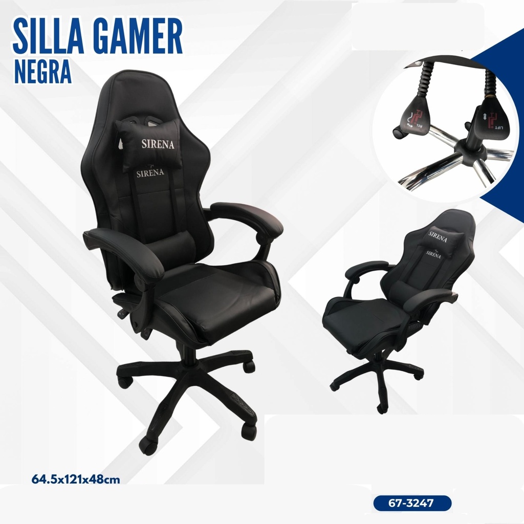 SILLA GAMING NEGRA