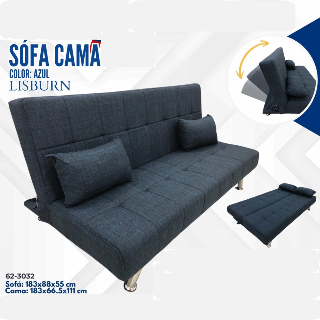 SOFA CAMA LISBURN AZUL