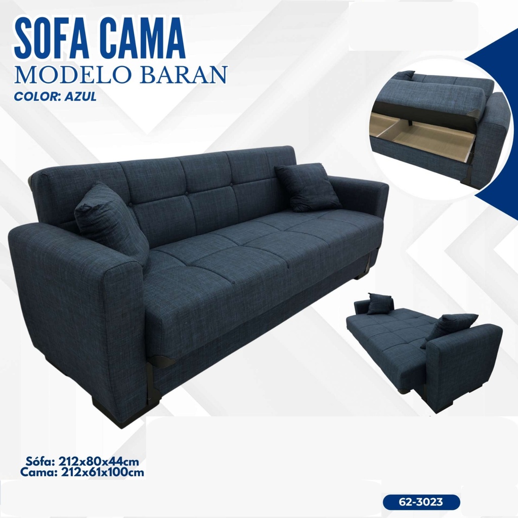 SOFA CAMA AZUL