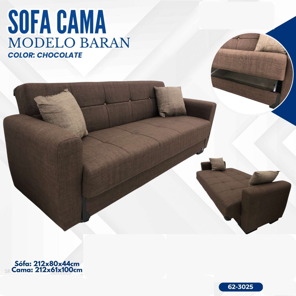 SOFA CAMA CHOCOLATE