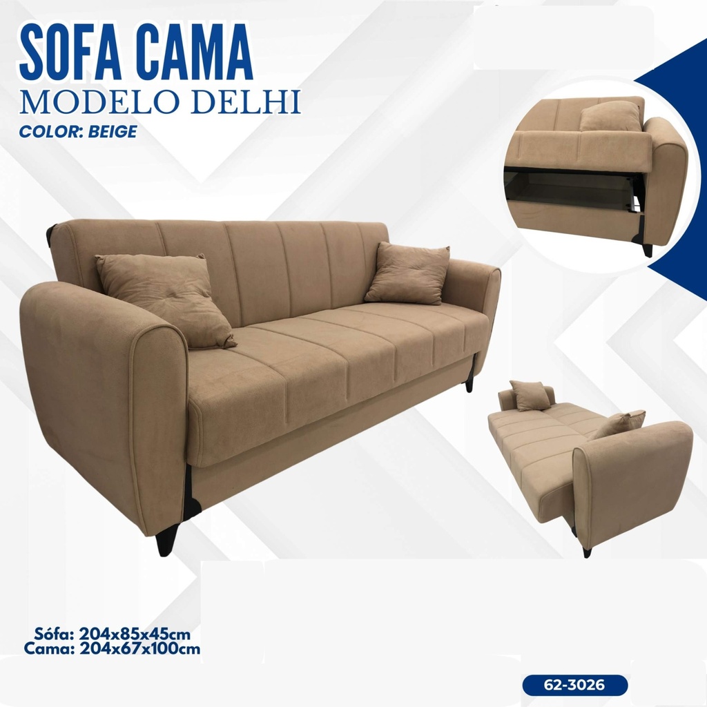 SOFA CAMA BEIGE