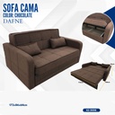 SOFA CAMA CHOCOLATE DAFNE