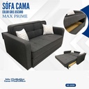 SOFA CAMA MAX PRIME GRIS OSCURO