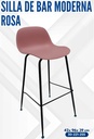 SILLA DE BAR MODERNA ROSA