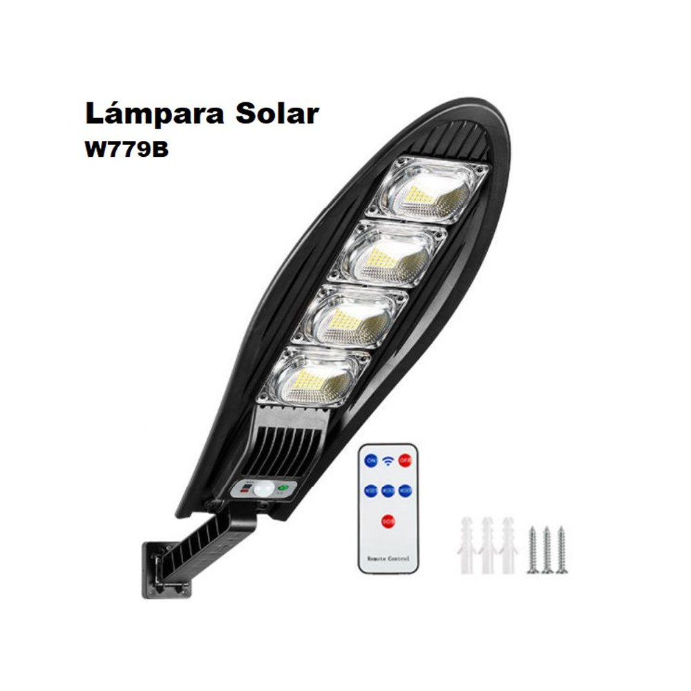 LAMPARA SOLAR W777B 84 LED