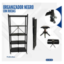 ORGANIZADOR NEGRO CON RUEDAS