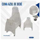 CUNA DE BEBE AZUL