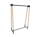 Rack de 1 Barra Color Negro