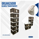 ORGANIZADOR BLANCO/TRANSPARENTE