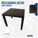 MESA BEGONVIL RATTAN CHOCOLATE