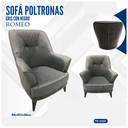 SOFÁ POLTRONA ROMEO GRIS