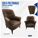 SOFÁ POLTRONA ROMEO CHOCOLATE