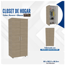 CLOSET HOGAR ECONOMICO  ROV/BCO (1C)