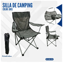 SILLA DE CAMPING GRIS