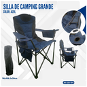 SILLA DE CAMPING VERDE AZUL