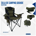 SILLA DE CAMPING GRANDE VERDE