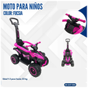 MOTO FUCSIA PARA NIÑAS