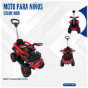 MOTO ROJO PARA NIÑOS