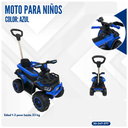 MOTO AZUL PARA NIÑOS