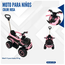 MOTO ROSA PARA NIÑAS