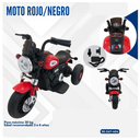 MOTO ROJA CON NEGRO