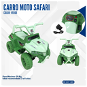 CARRO MOTO SAFARI VERDE