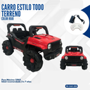 CARRO ESTILO TODOTERRENO ROJO