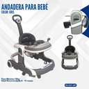 ANDADERA PARA BEBES COLOR GRIS