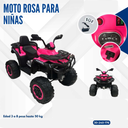 MOTO ROSA PARA NIÑAS