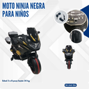 MOTO NINJA NEGRA PARA NIÑOS