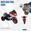 MOTO ROJA PARA NIÑOS