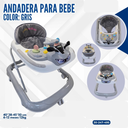 ANDADERA PARA BEBE COLOR GRIS