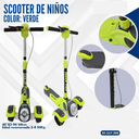 SCOOTER DE NIÑO COLOR VERDE