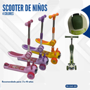 SCOOTER ANIMADO DE NIÑOS