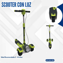 SCOOTER CON LUZ DE NIÑOS