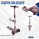 SCOOTER DE NIÑOS CON ASIENTO