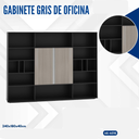 GABINETE GRIS DE OFICINA