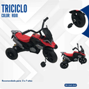 TRICICLO NEGRO/ROJO