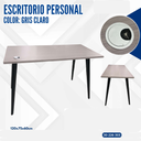 MESA DE OFICINA GRIS CLARO