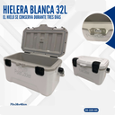 HIELERA BLANCA 32L