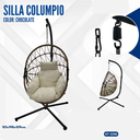 SILLA COLUMPIO CHOCOLATE