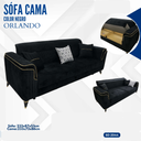 SOFA CAMA ORLANDO NEGRO