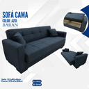 SOFA CAMA BARAN AZUL