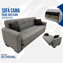 SOFA CAMA BARAN GRIS