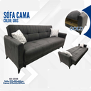 SOFA CAMA GOLD GRIS