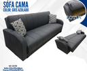 SOFA CAMA LOTUS GRIS AZULADO